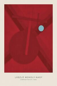 Reprodukció Composition G4 (Original Bauhaus in Red, 1926) - Laszlo / László Maholy-Nagy