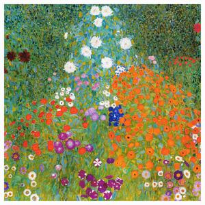 Reprodukció Cottage Garden (Flowers) - Gustav Klimt