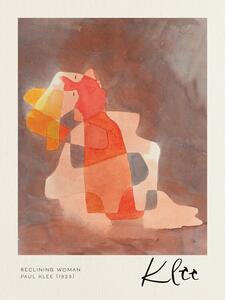 Reprodukció Reclining Woman - Paul Klee, (30 x 40 cm)