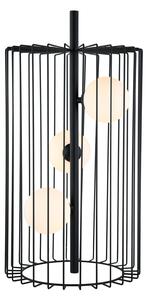 Italux modern állólámpa hayden fehér fekete itxmtm-3935/3 bk