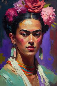 Illusztráció Portrait Of Frida, Treechild