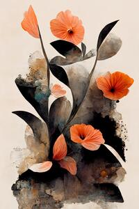Illusztráció Abstract Flowers, Treechild