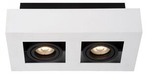 Italux modern spot lámpa casemiro fehér fekete itxit8001s2-wh/bk