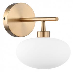 Italux modern fali lámpa fiorenzo fehér sárgaréz itxmbm3661-1 bro+w
