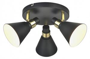 Italux modern skandináv spot lámpa biagio fekete arany itxmb-h16079ck-3