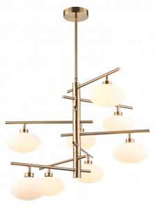 Italux modern csillár fiorenzo fehér sárgaréz itxmdm3661-8 bro+w