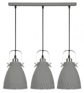 Italux modern skandináv függeszték franklin nikkel szürke itxmd-hn8026s-3-gr+s