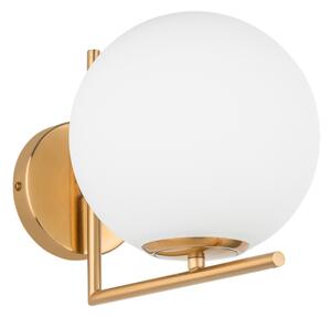 Italux modern skandináv fali lámpa fabio fehér sárgaréz itxmbe0054/1