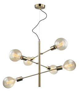 Italux modern vintage csillár madalyn barna itxmdm3582/6 ab