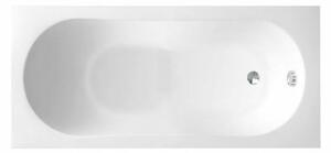 Inspiro Design Padova, egyenes akril fürdőkád, 160x70 cm