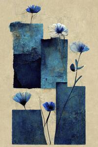 Illusztráció Blocks And Flowers, Treechild