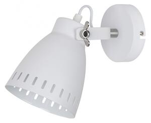 Italux modern skandináv fali lámpa franklin fehér nikkel itxmb-hn5050-1-wh+s