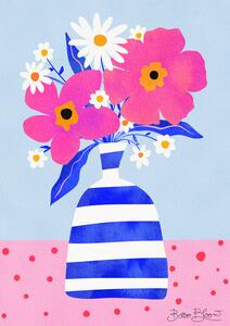 Illusztráció Maximalist Flower Vase, Baroo Bloom