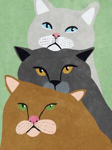 Illusztráció Cat Trio, Raissa Oltmanns