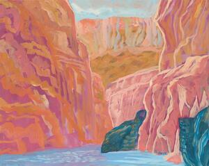 Illusztráció Pink rocks, Eleanor Baker