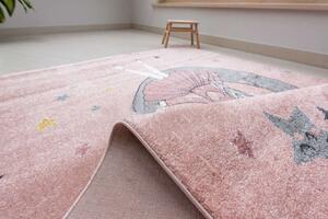 Primadonna balerina mintás (pink) gyerek szőnyeg 100x150cm Rózsaszín