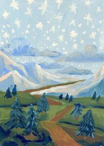 Illusztráció Snowing stars, Eleanor Baker