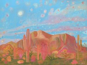 Illusztráció Colorful desert II, Eleanor Baker