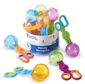 4963 - Kanalas olló (4 db) - Handy scooper - Learning Resources