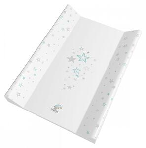 BabyLion Merev pelenkázó lap 80x50 - Szürke-kék csillagok