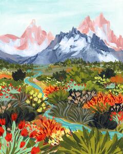 Illusztráció Autumn Mountains, Sarah Gesek