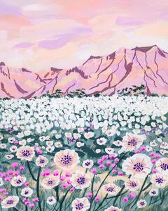 Illusztráció Pink Desert, Sarah Gesek