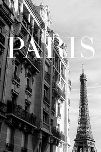 Fotográfia Paris Text 3, Pictufy Studio, (26.7 x 40 cm)