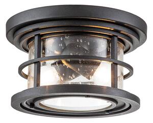 Feiss klasszikus loft vintage kültéri mennyezeti lámpa lighthouse fekete elsfelighthousefblk IP44