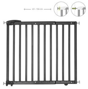 Badabulle ajtórács Deco Pop fa 63-106 cm fekete B025227