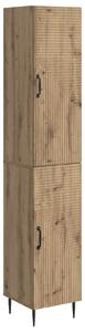 VidaXL Szekrény szett 2 pcs Kézműves Tölgy 33 x 34,5 x 89,5 cm