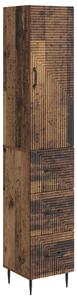 VidaXL Szekrény szett 2 pcs Antik Fa 33 x 34,5 x 90 cm Szerelt Fa