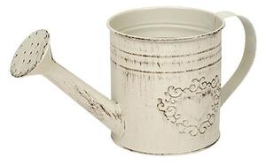 Szívmintás Cink Locsolókanna Antikolt Krém 24x10,5x10,5cm