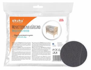 Akuku szúnyogháló - kiságyra és utazóágyra fehér