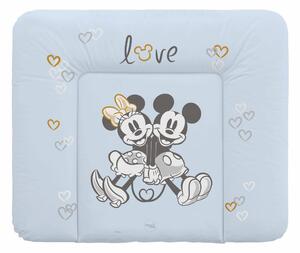 Ceba pelenkázó lap puha nagy 85x72cm Mickey&Minnie kék