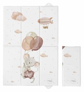 Ceba pelenkázó lap összehajtható 60x40cm Basic kisegér