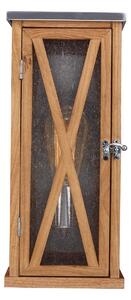 Feiss klasszikus vintage kültéri fali lámpa lumiere tölgy ezüst elsfe-lumiere-s1oak IP44