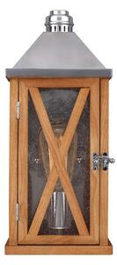 Feiss klasszikus vintage kültéri fali lámpa lumiere tölgy ezüst elsfe-lumiere-s2oak IP44