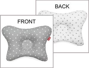 Scamp laposfejûség elleni párna Lettle Heart White Grey BLP012
