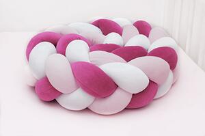 Scamp rácsvédõ fonott 210cm Fehér-Rózsaszín-Pink RFT010 210CM