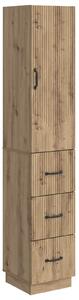 VidaXL Szekrény szett 2 pcs Kézműves Tölgy 33 x 34,5 x 87 cm