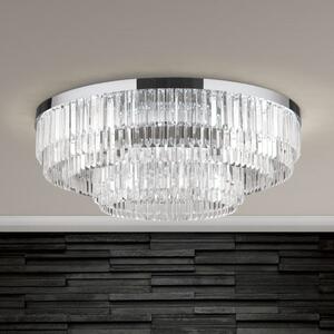 PRISM modern kristály LED mennyezeti lámpa , króm, 11600lm