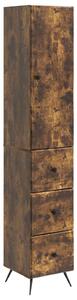 VidaXL Szekrény szett 2 pcs Füstös Tölgy 34,5 x 34,5 x 90 cm