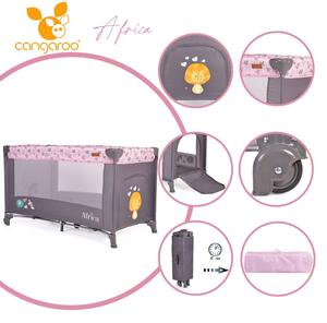 Moni Africa 1 szintes utazóágy 14 kg pink