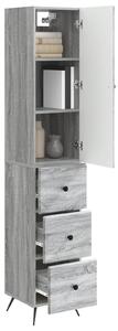 VidaXL Szekrény szett 2 pcs Szürke Sonoma 34,5 x 34,5 x 90 cm