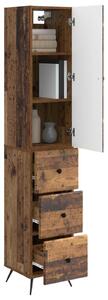 VidaXL Szekrény szett 2 pcs Antik Fa 34,5 x 34,5 x 90 cm Szerelt Fa