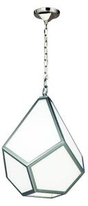 Feiss glamour modern függeszték diamond fehér festett nikkel elsfe-diamond-p-m