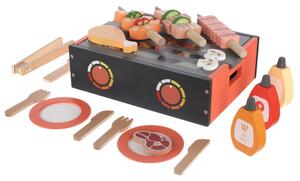 Zopa fa játék BBQ grill szett