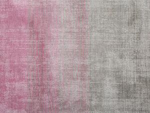 Szürke és rózsaszín szőnyeg 140 x 200 cm ERCIS