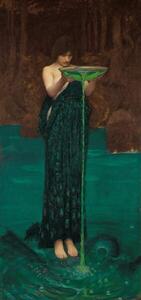 Waterhouse, John William (1849-1917) - Reprodukció Circe Invidiosa, 1872, (23.5 x 50 cm)