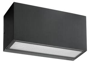 Asker Down LED Kültéri Fali Lámpa L22,5 Black - Norlys